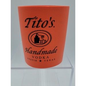 Tito’s Vodka- Can Cooler, Koozie, Insulator, holder-Handmade Vodka,Austin Texas
